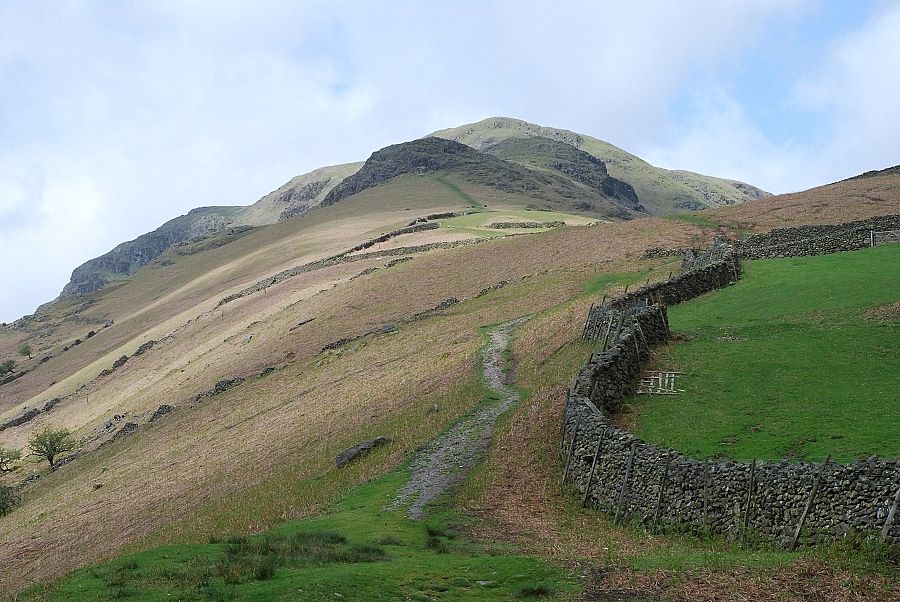 The south east ridge of Steel Fell