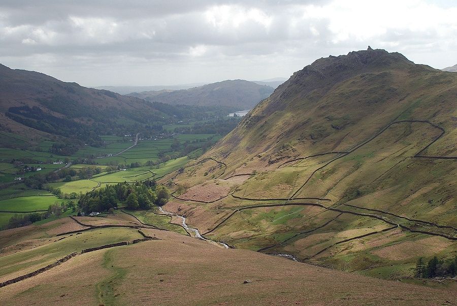 Helm Crag and Grasmere