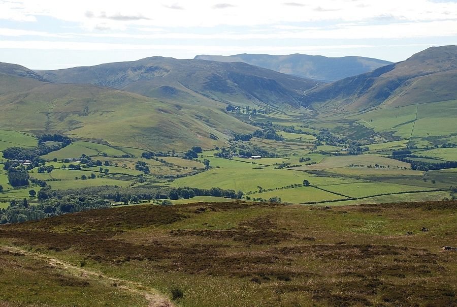 The Dash Valley and Blencathra from Binsey