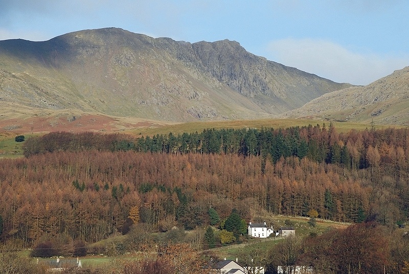 Dow Crag from above Torver